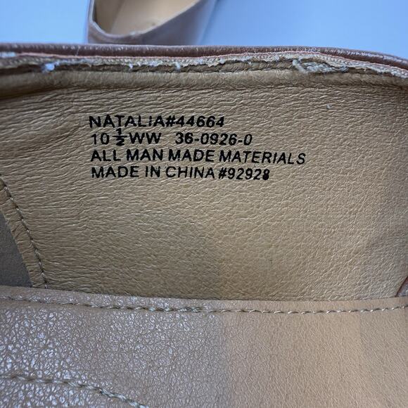 Comfortview Natalia Brown Slip-On Loafers Size 10.5 WW Wide Comfort Casual Shoes - Picture 11 of 11